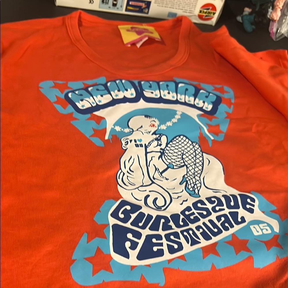 Kids Orange Graphic T-Shirt